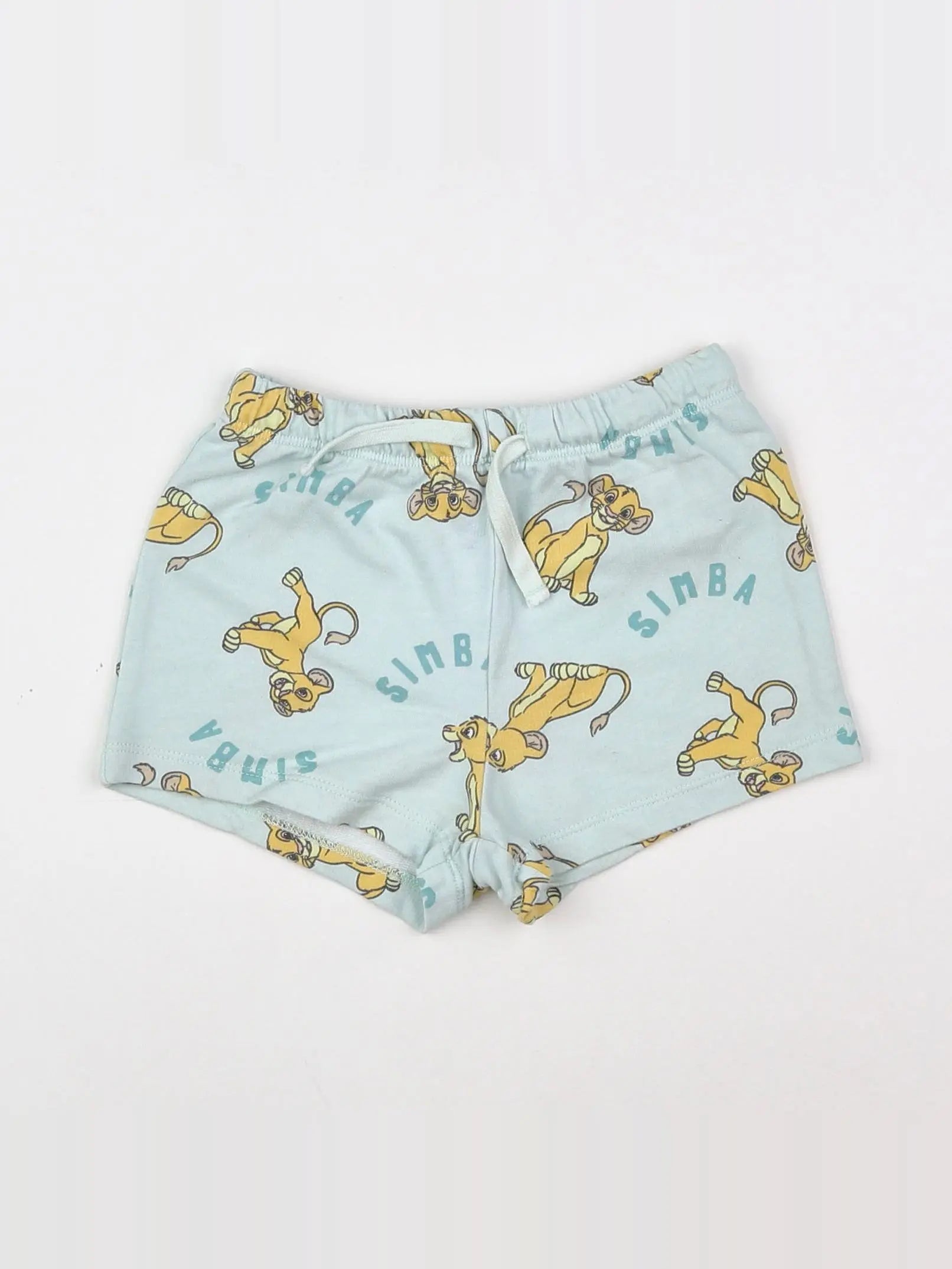 H&M - short bleu - 9/12 mois