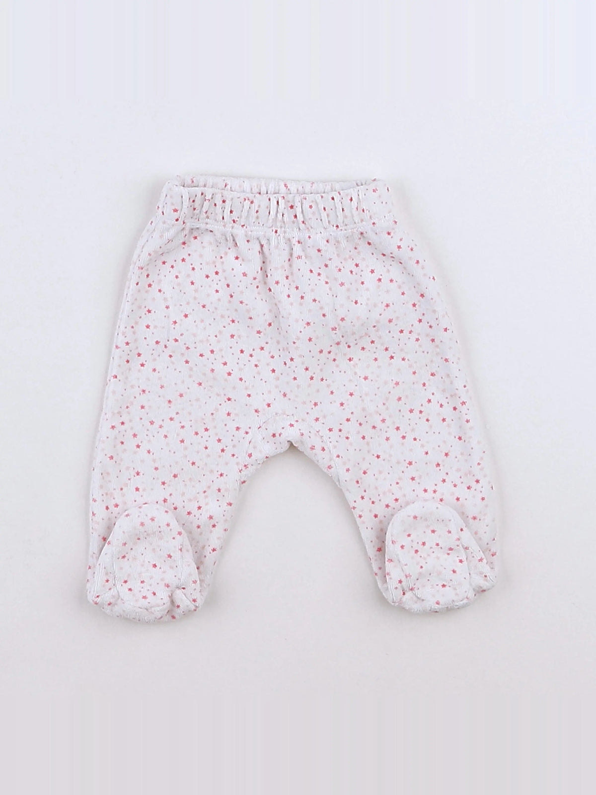 Vertbaudet - pyjama velours multicolore - 0 mois