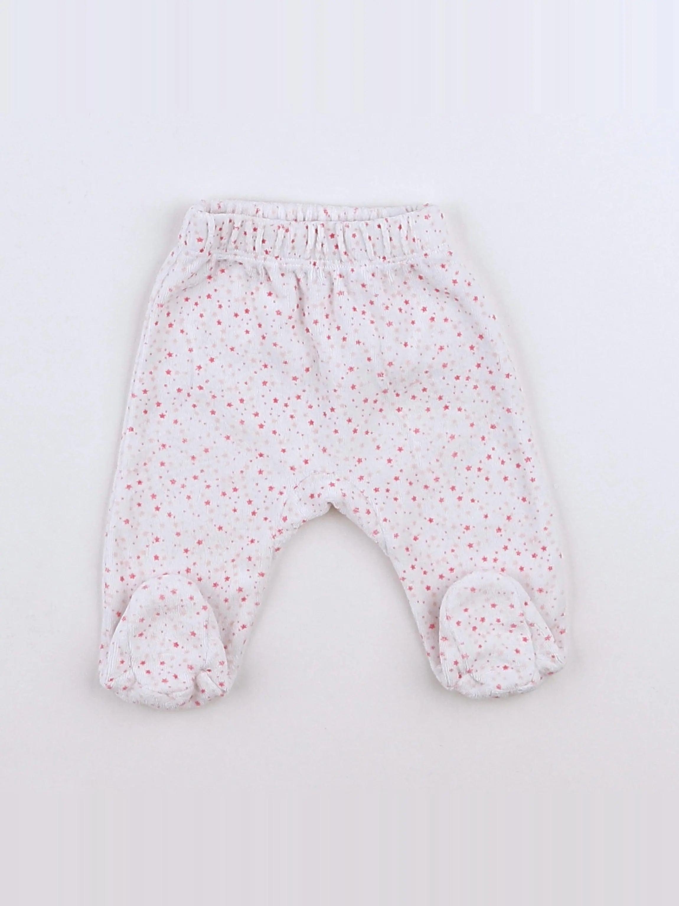 Vertbaudet - pyjama velours multicolore - 0 mois