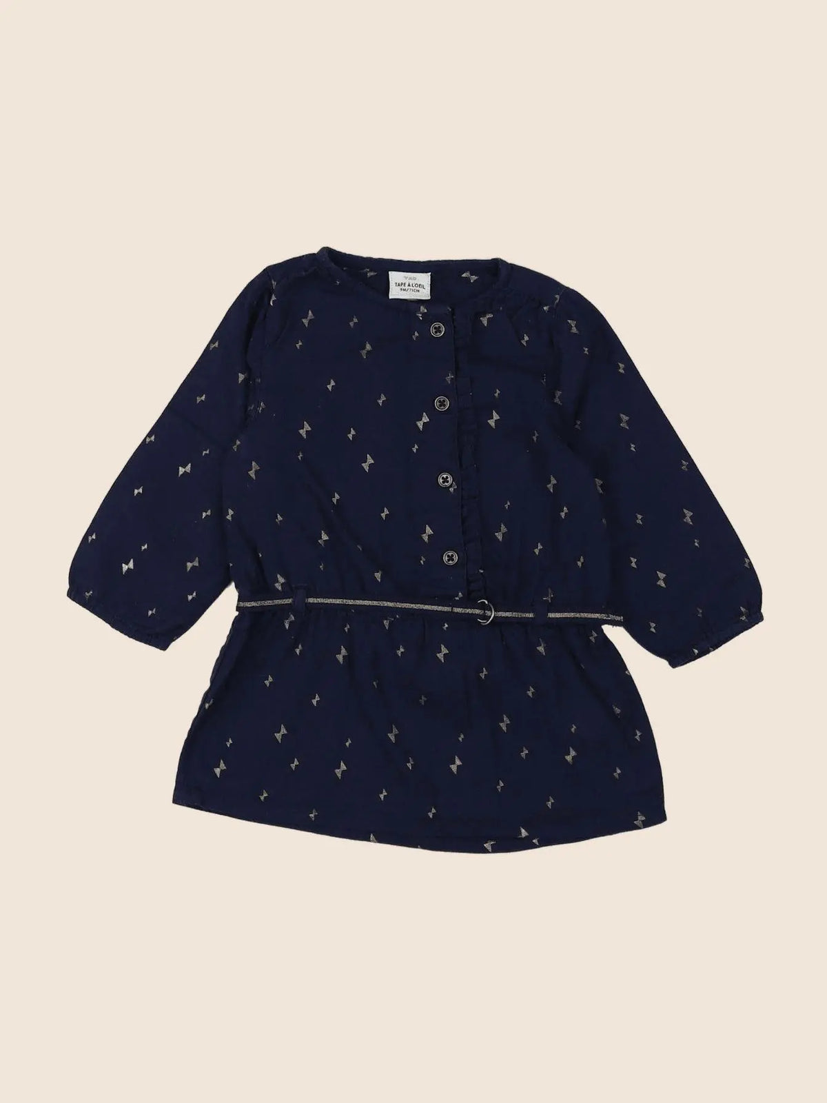 Tape à l'oeil - robe bleu - 9 mois