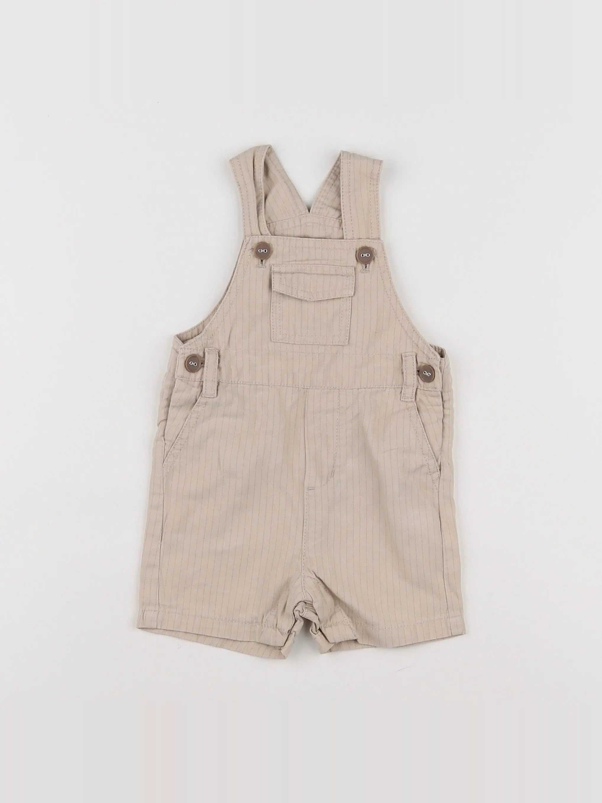 Jacadi - salopette beige - 6 mois