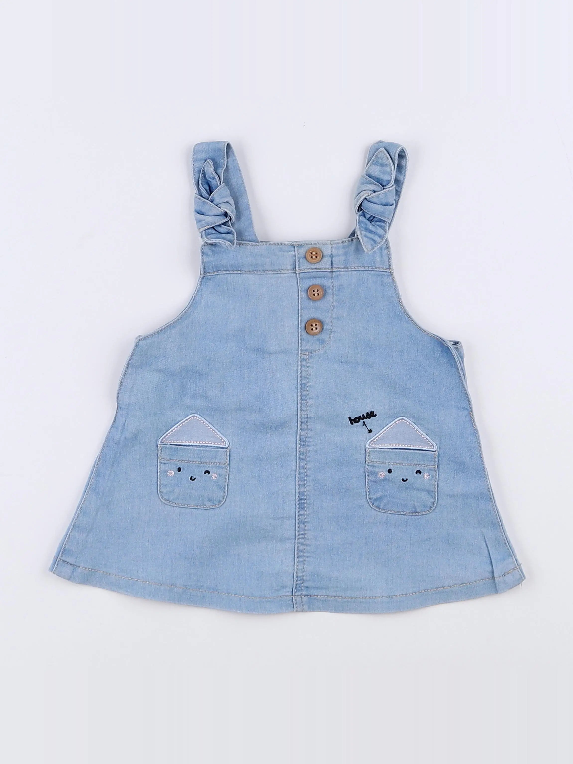Mayoral - robe bleu - 3 mois
