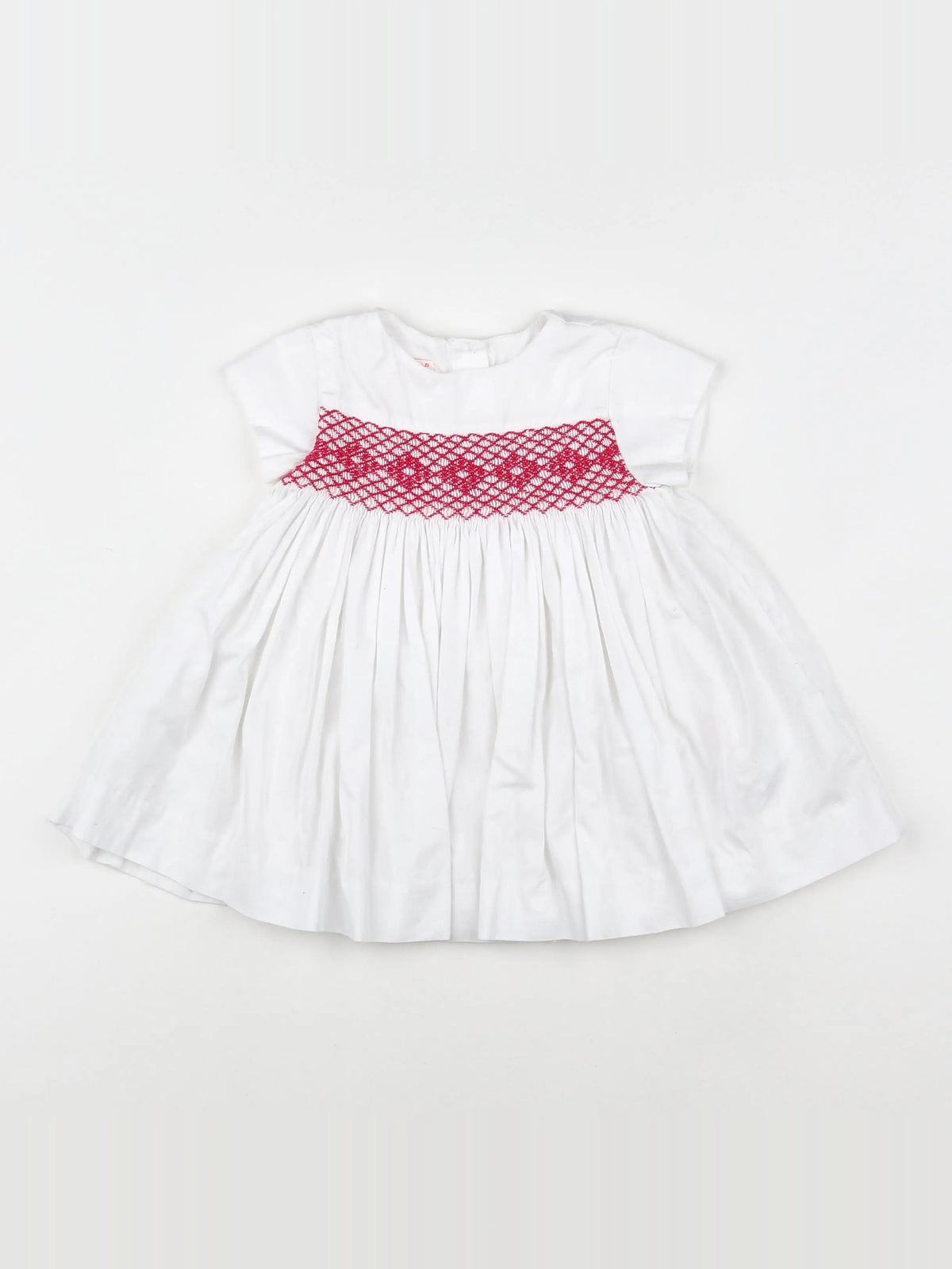 Gocco - robe blanc - 9/12 mois