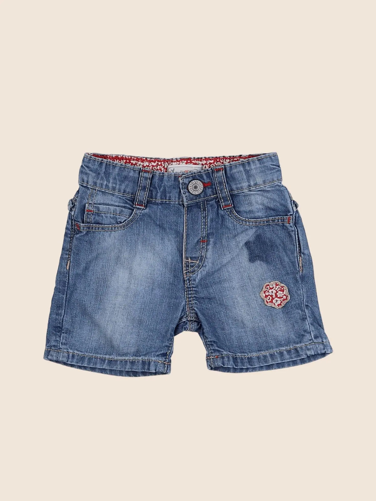 Levi's - short bleu - 12 mois