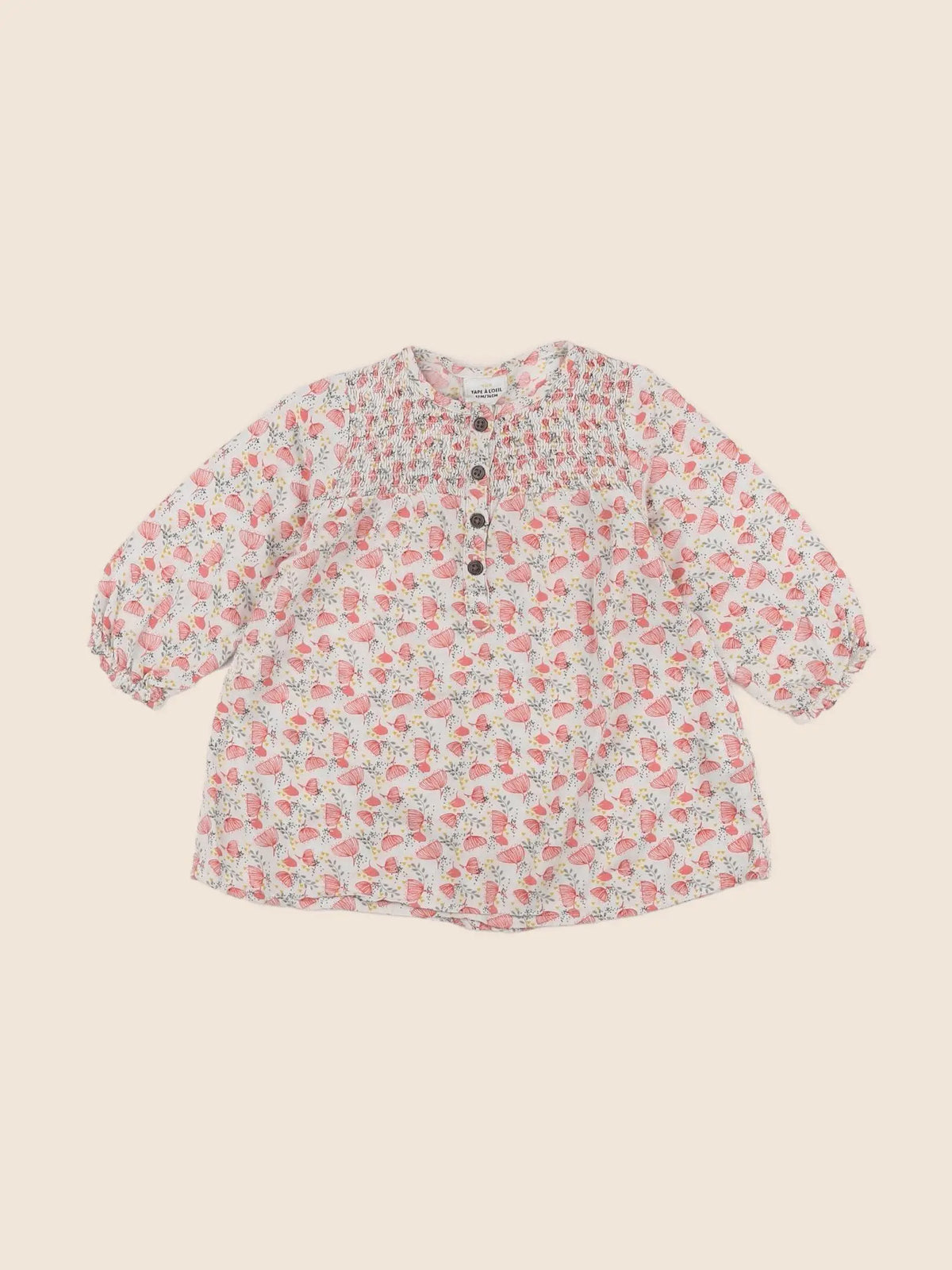 Tape à l'oeil - robe multicolore - 12 mois