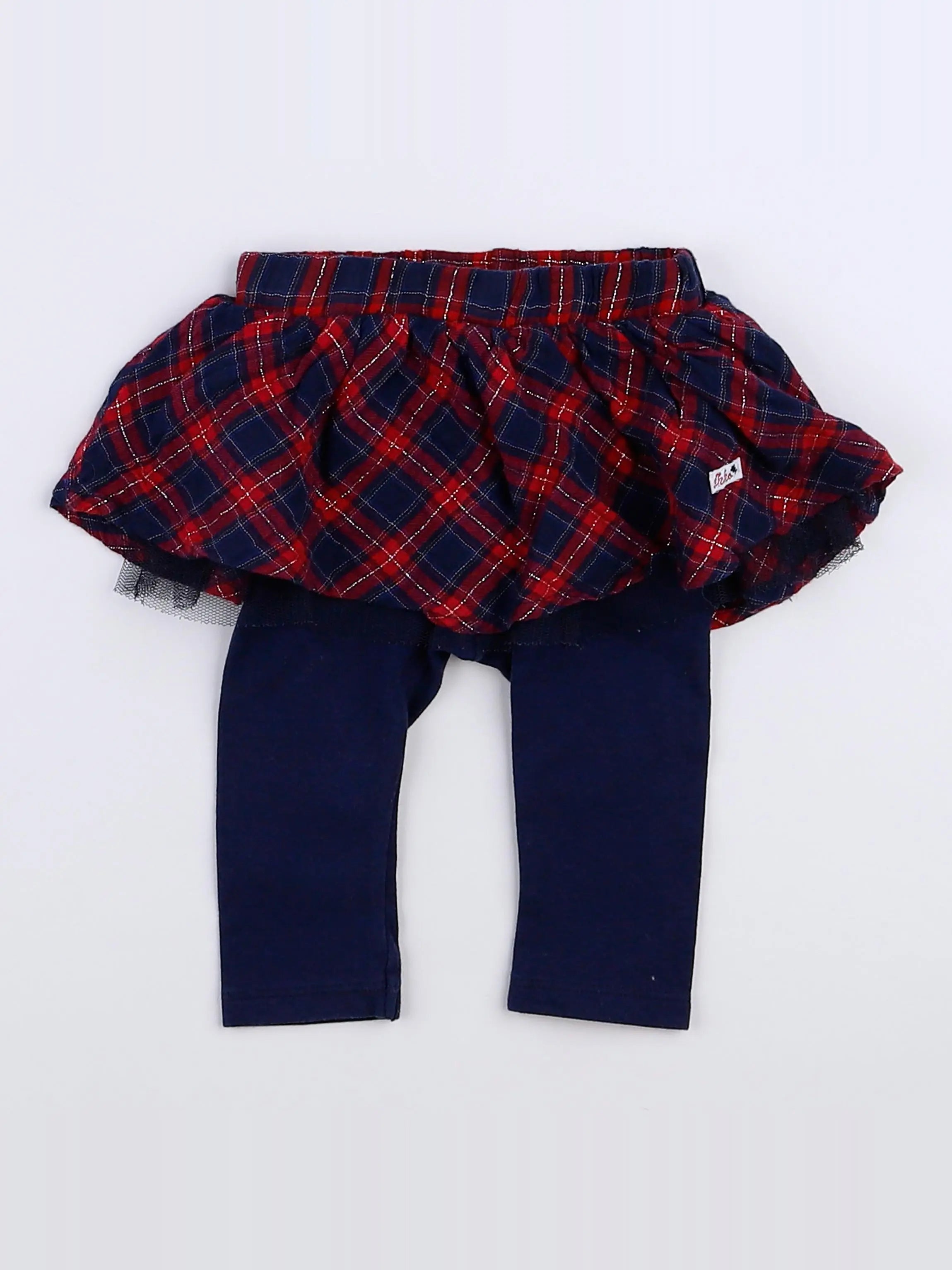 IKKS - legging bleu, rouge - 3 mois