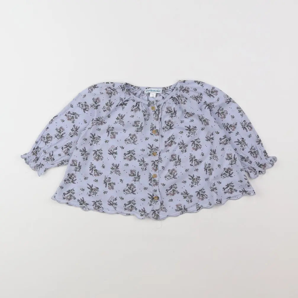 Vertbaudet - blouse violet - 12 mois