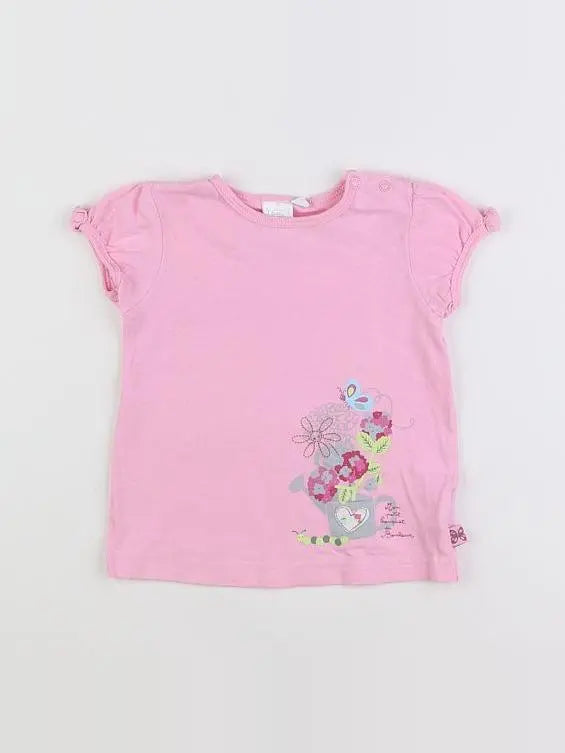 Cadet Rousselle - tee-shirt rose - 18 mois