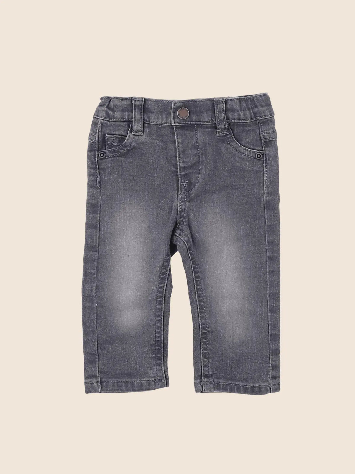 Vertbaudet - jean gris - 3 mois