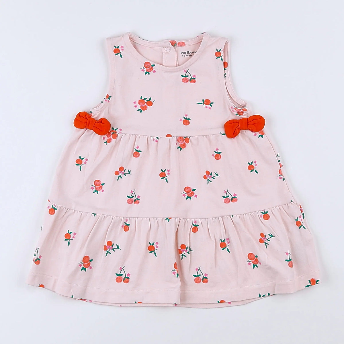Vertbaudet - robe rose - 12 mois