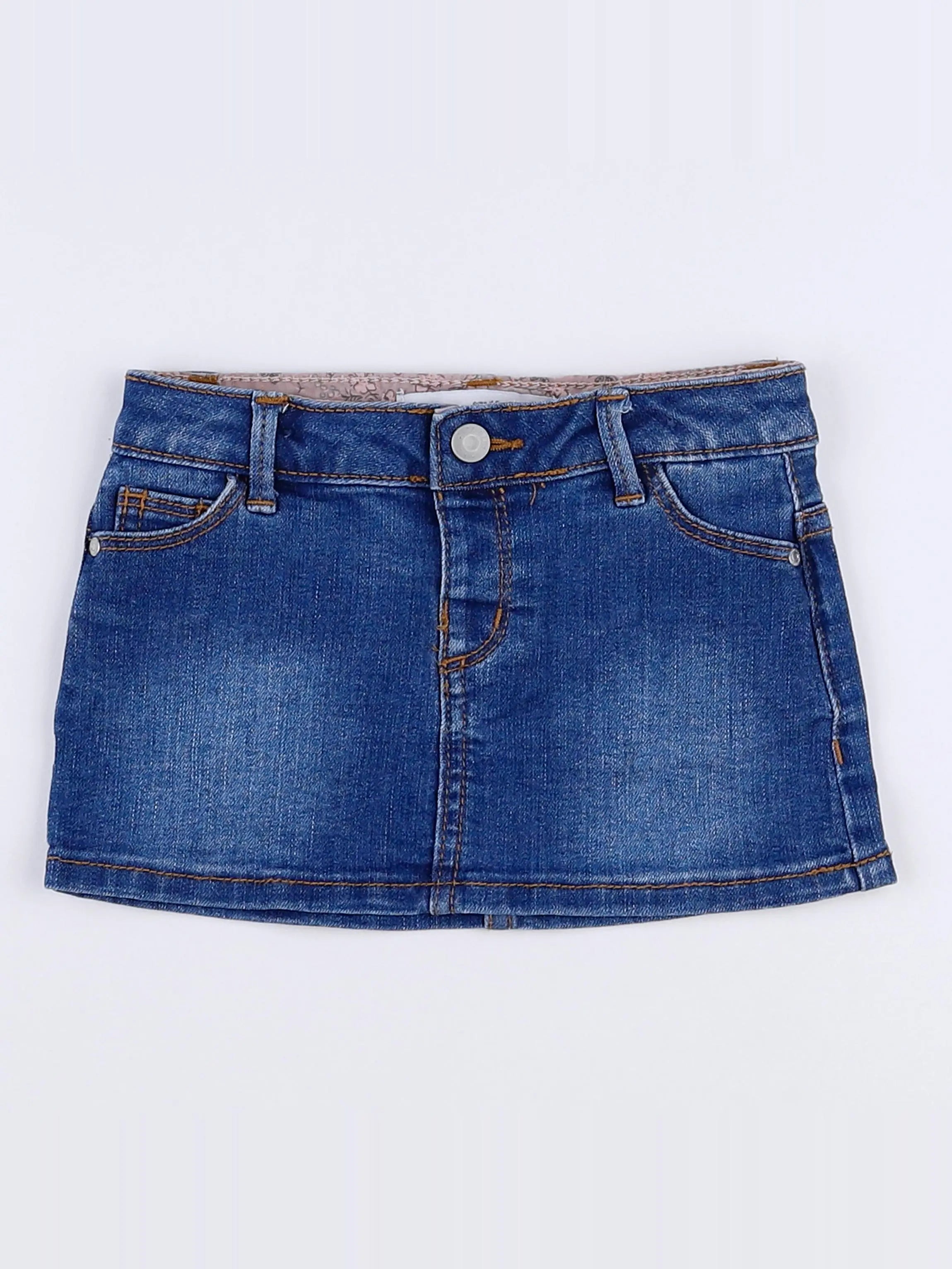 Zara - jupe bleu - 12/18 mois