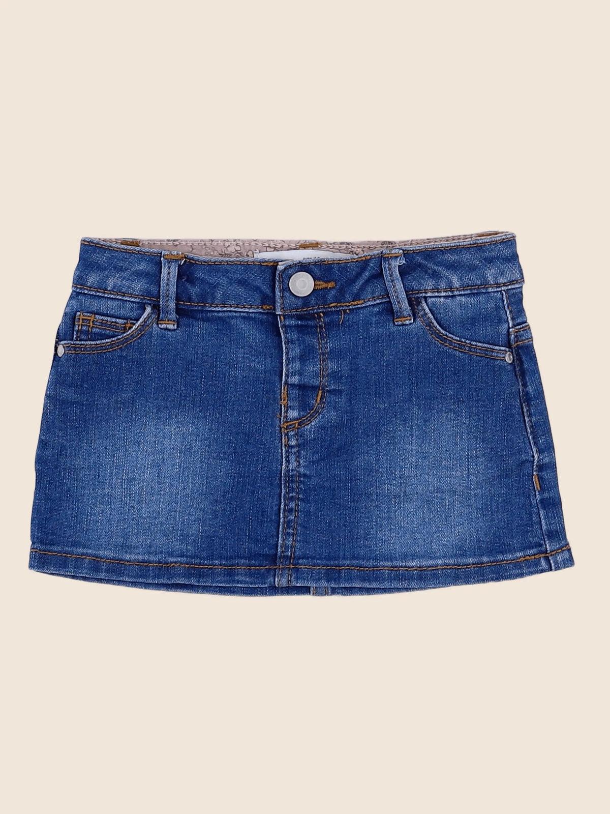 Zara - jupe bleu - 12/18 mois