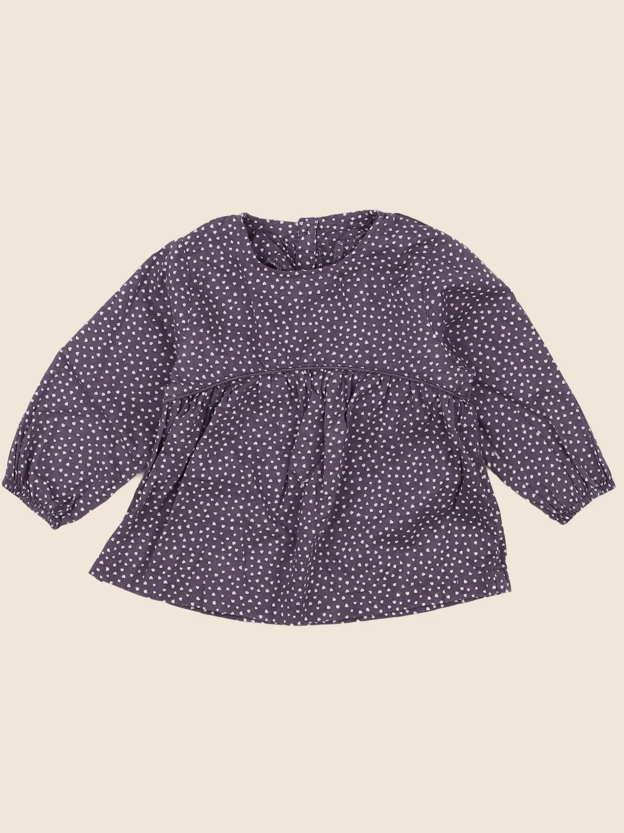 Tape à l'oeil - blouse gris - 12 mois