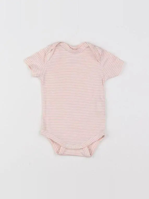 Tape à l'oeil - body rose - 1 mois