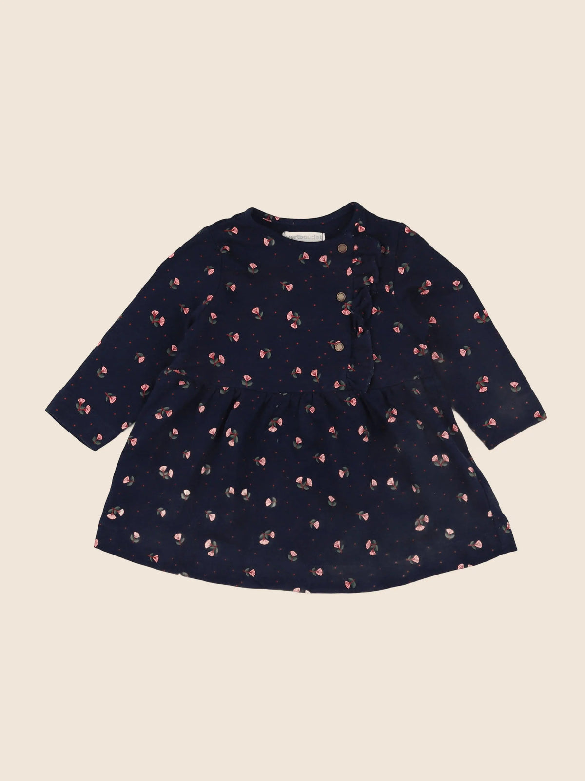 Vertbaudet - robe multicolore - 12 mois