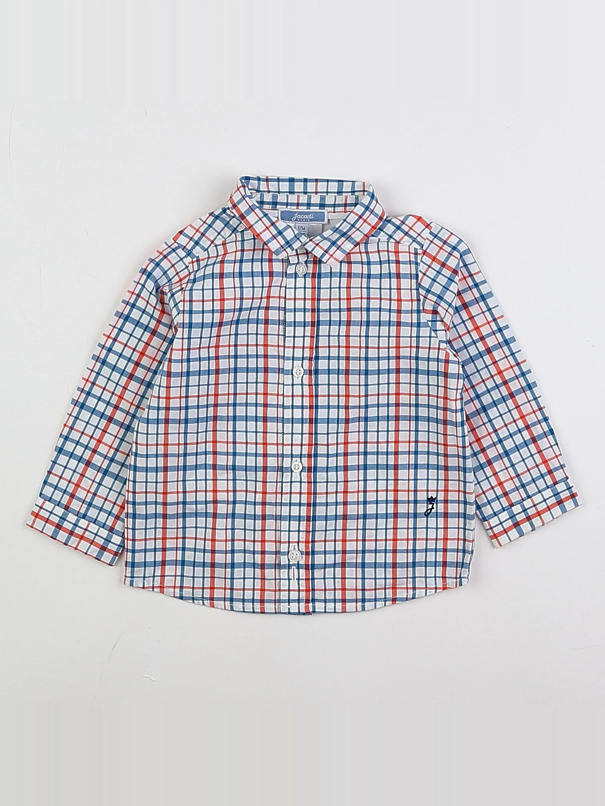 Jacadi - chemise blanc - 12 mois