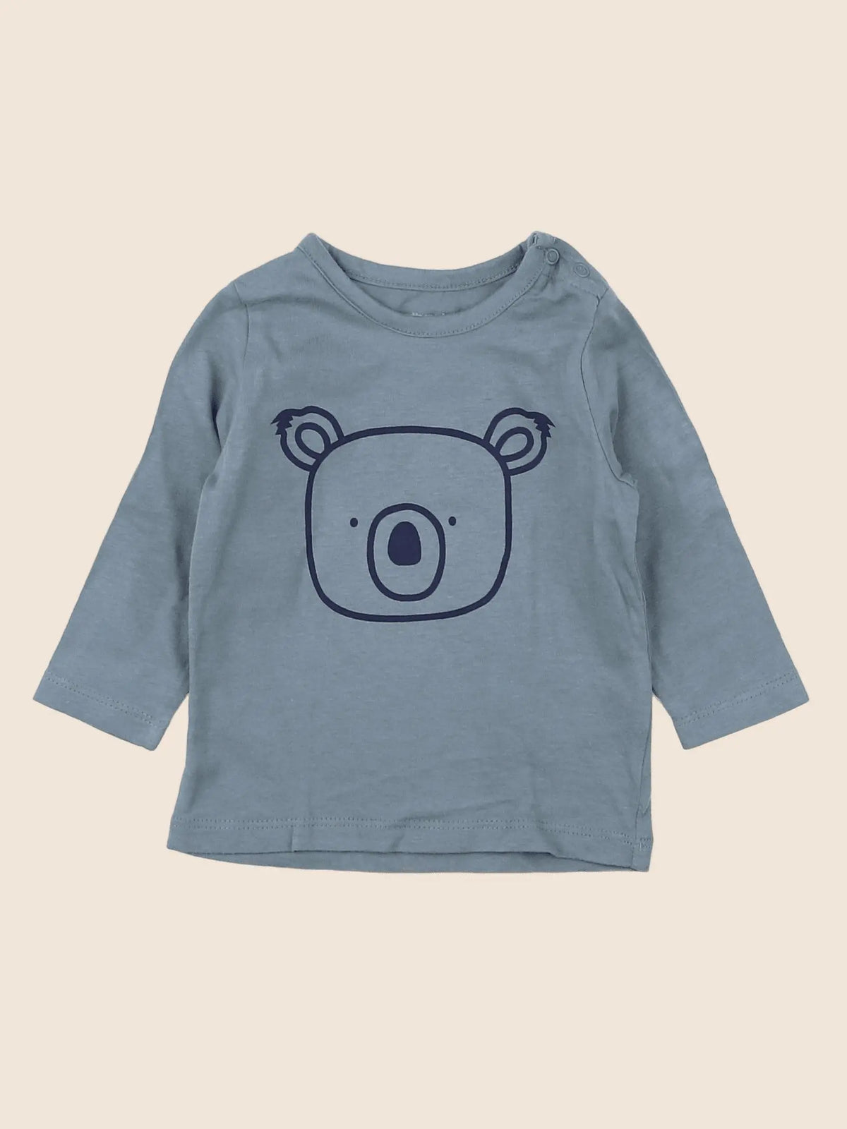Vertbaudet - tee-shirt bleu - 3 mois