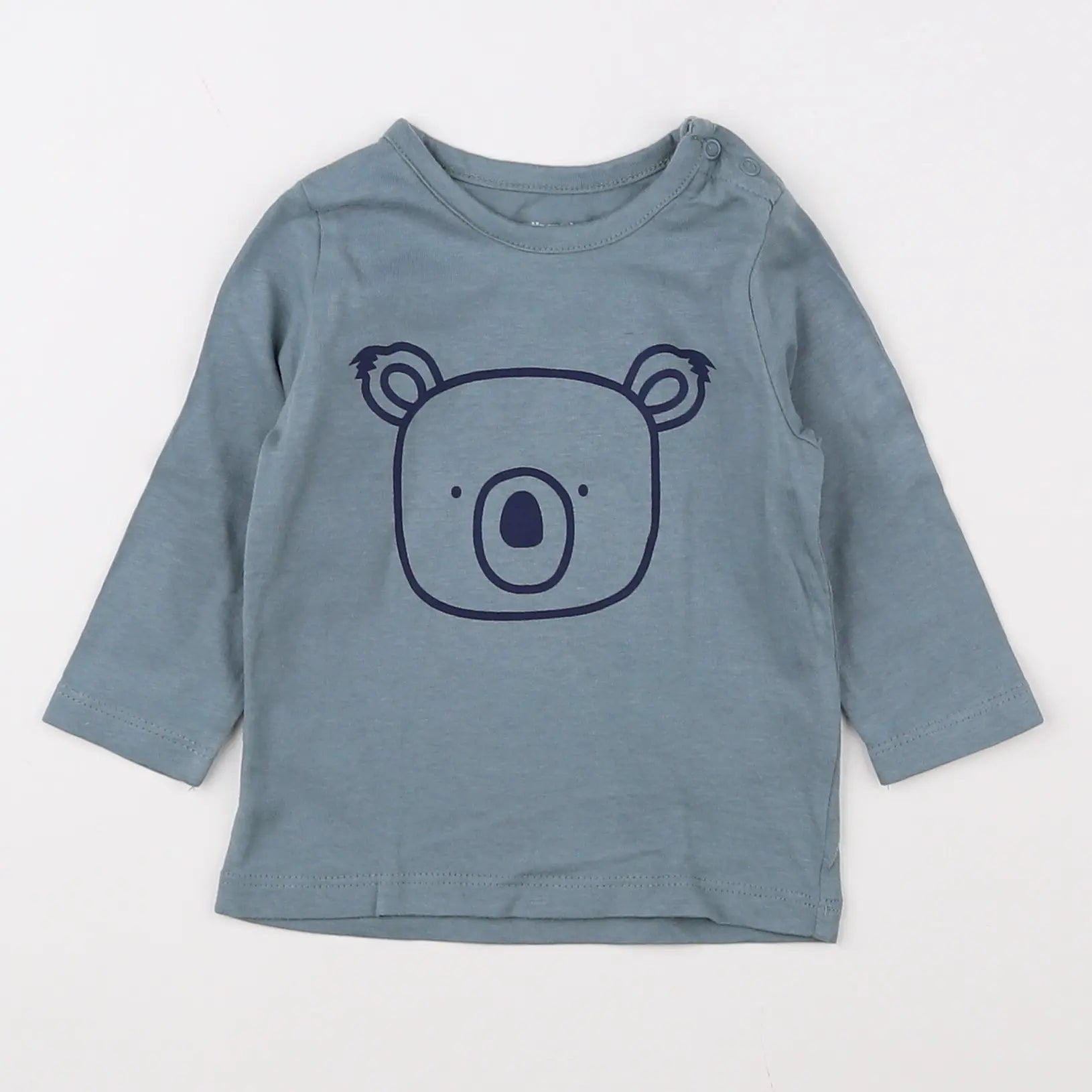 Vertbaudet - tee-shirt bleu - 3 mois