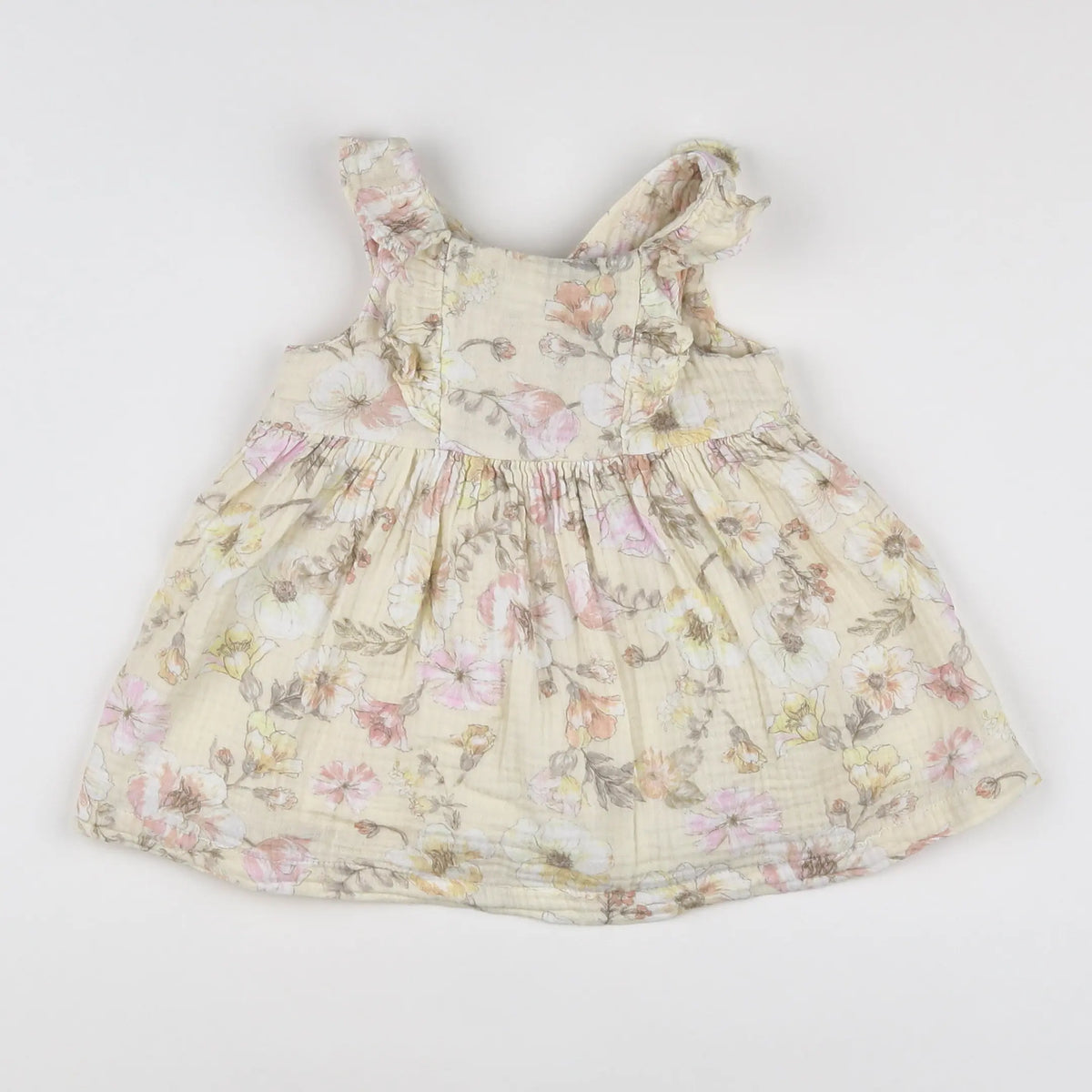 Vertbaudet - robe multicolore - 12 mois