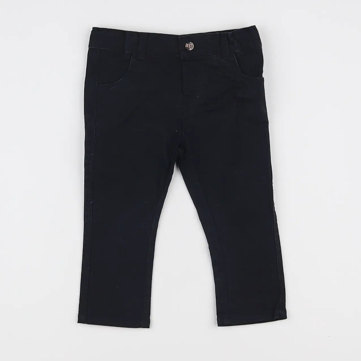 Vertbaudet - pantalon noir - 9 mois