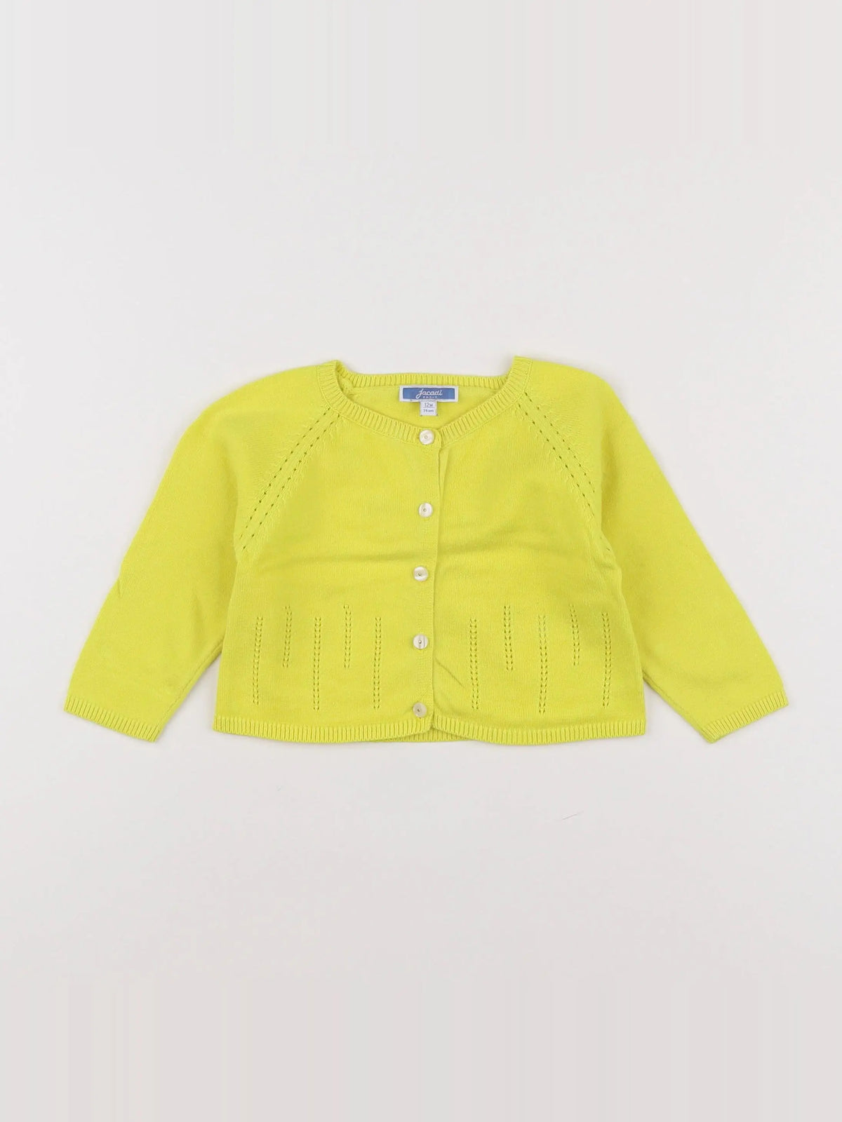 Jacadi - gilet jaune - 12 mois