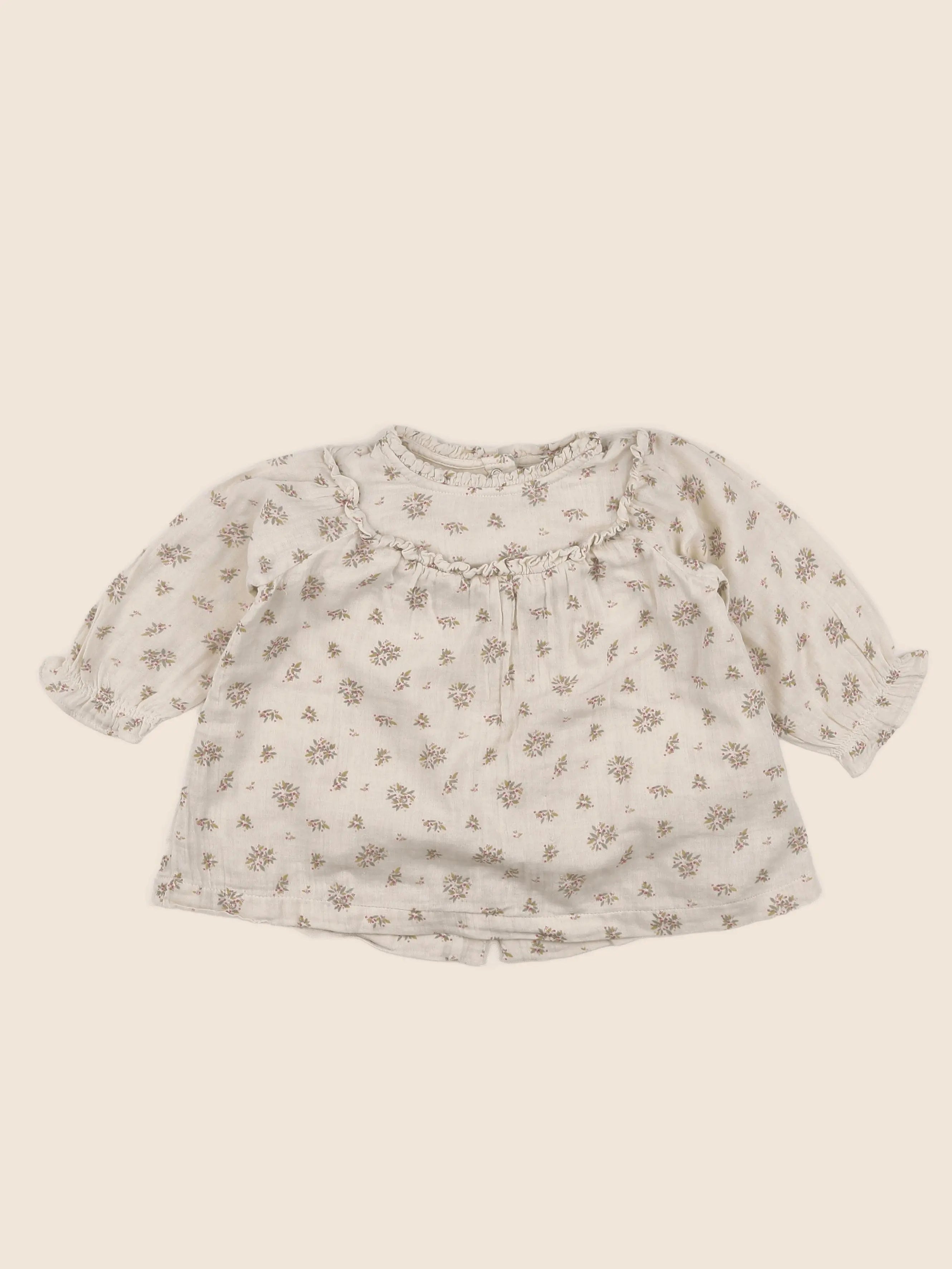 Vertbaudet - robe multicolore - 9 mois