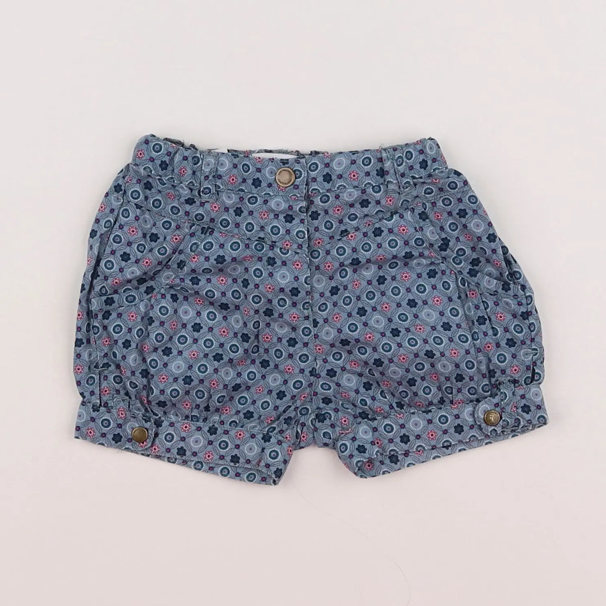 Vertbaudet - short bleu - 18 mois
