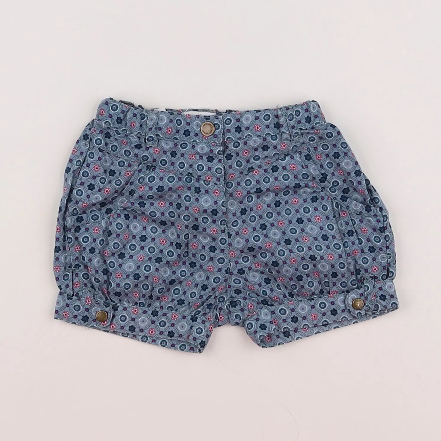 Vertbaudet - short bleu - 18 mois