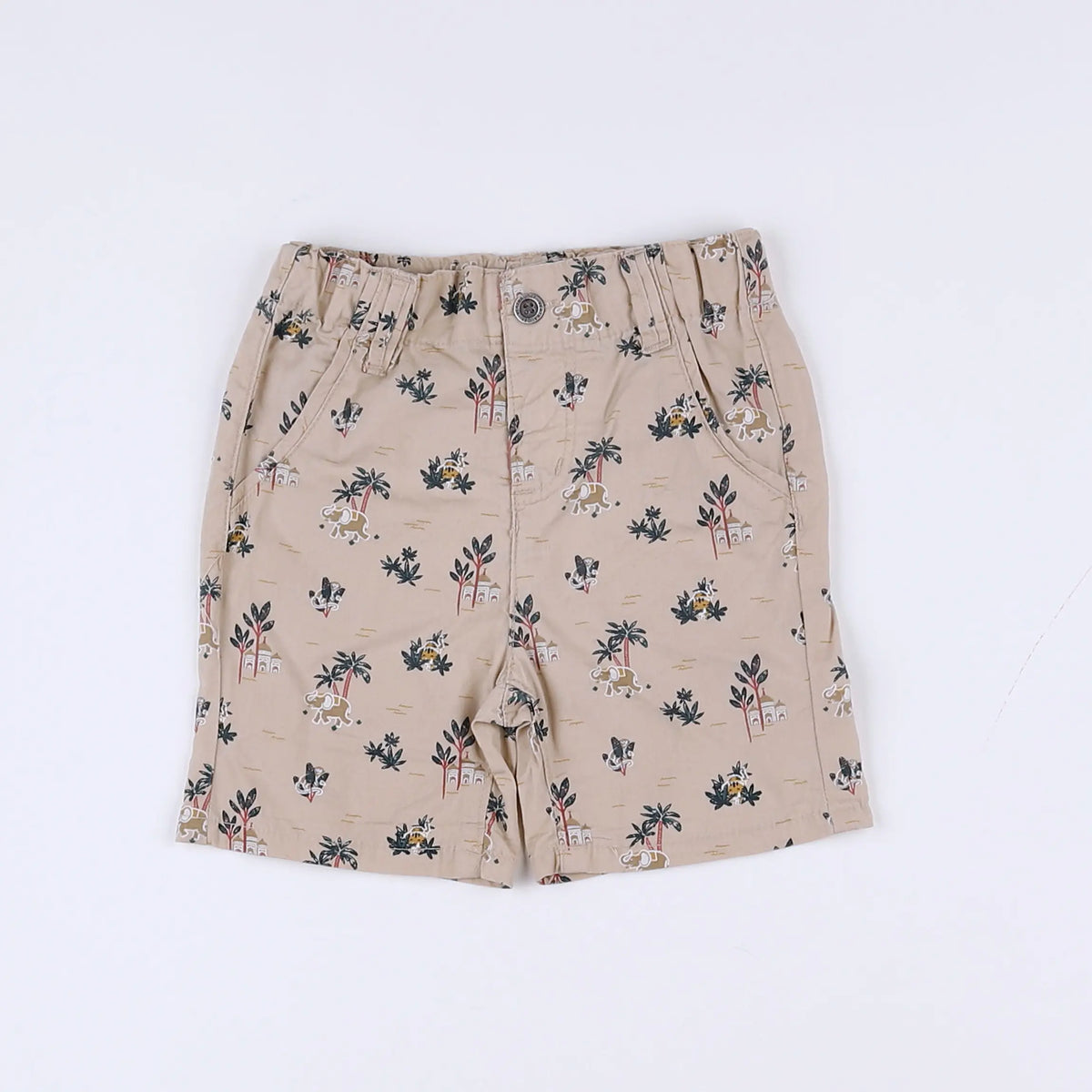 Vertbaudet - short marron - 3 mois