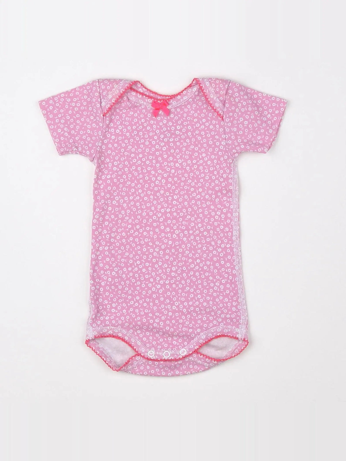 Petit Bateau - body rose - 3 mois