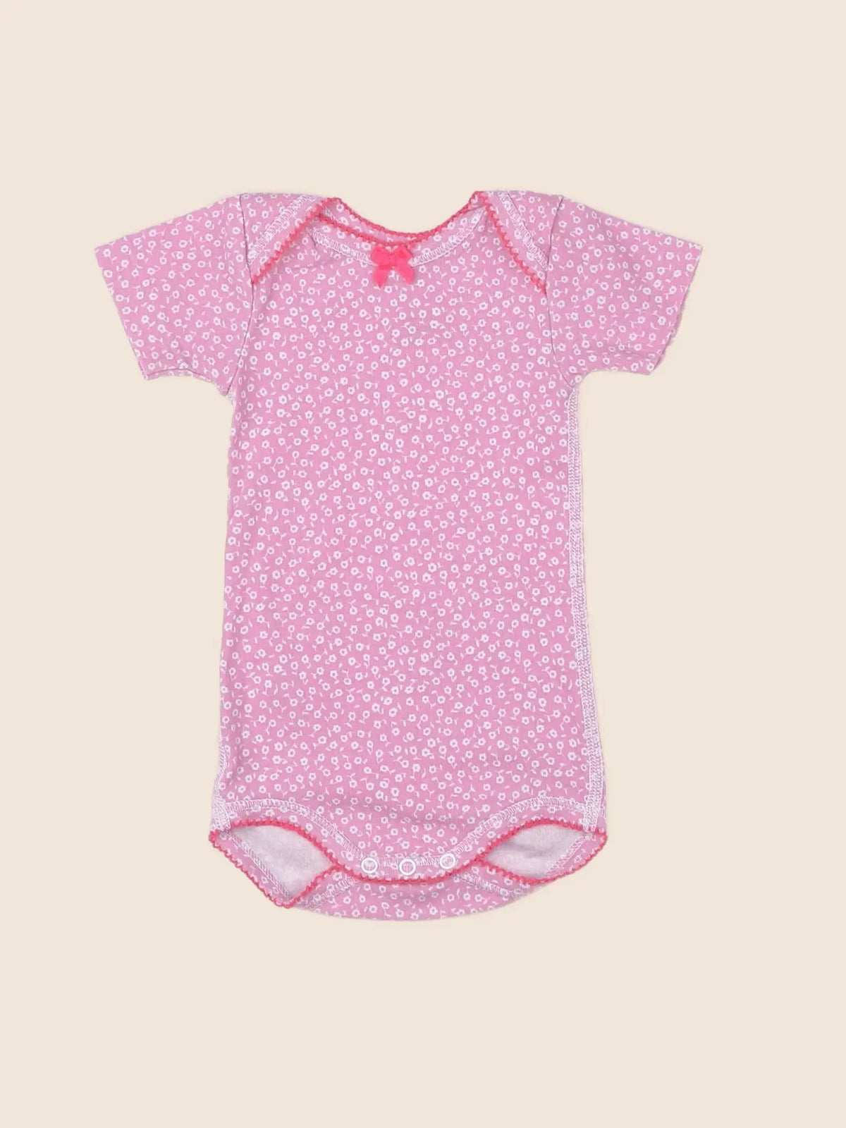 Petit Bateau - body rose - 3 mois