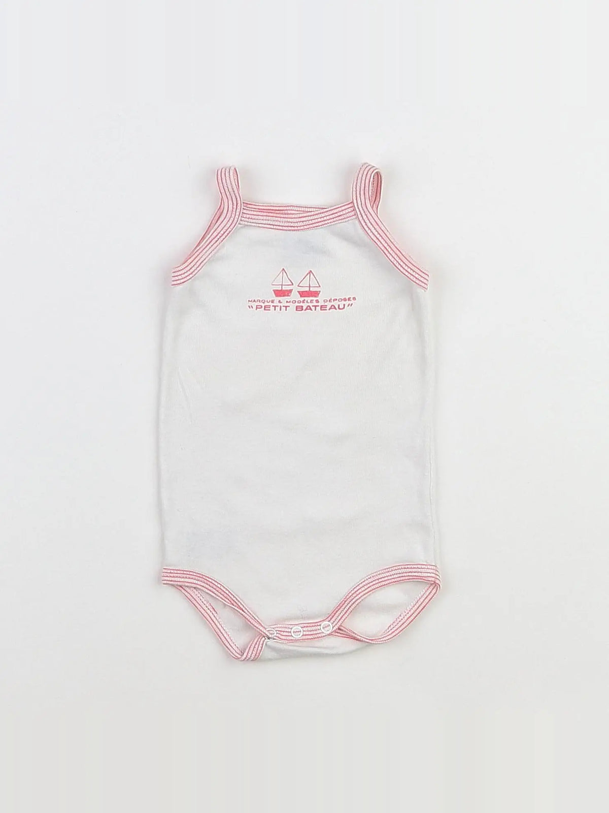 Petit Bateau - body blanc - 3 mois