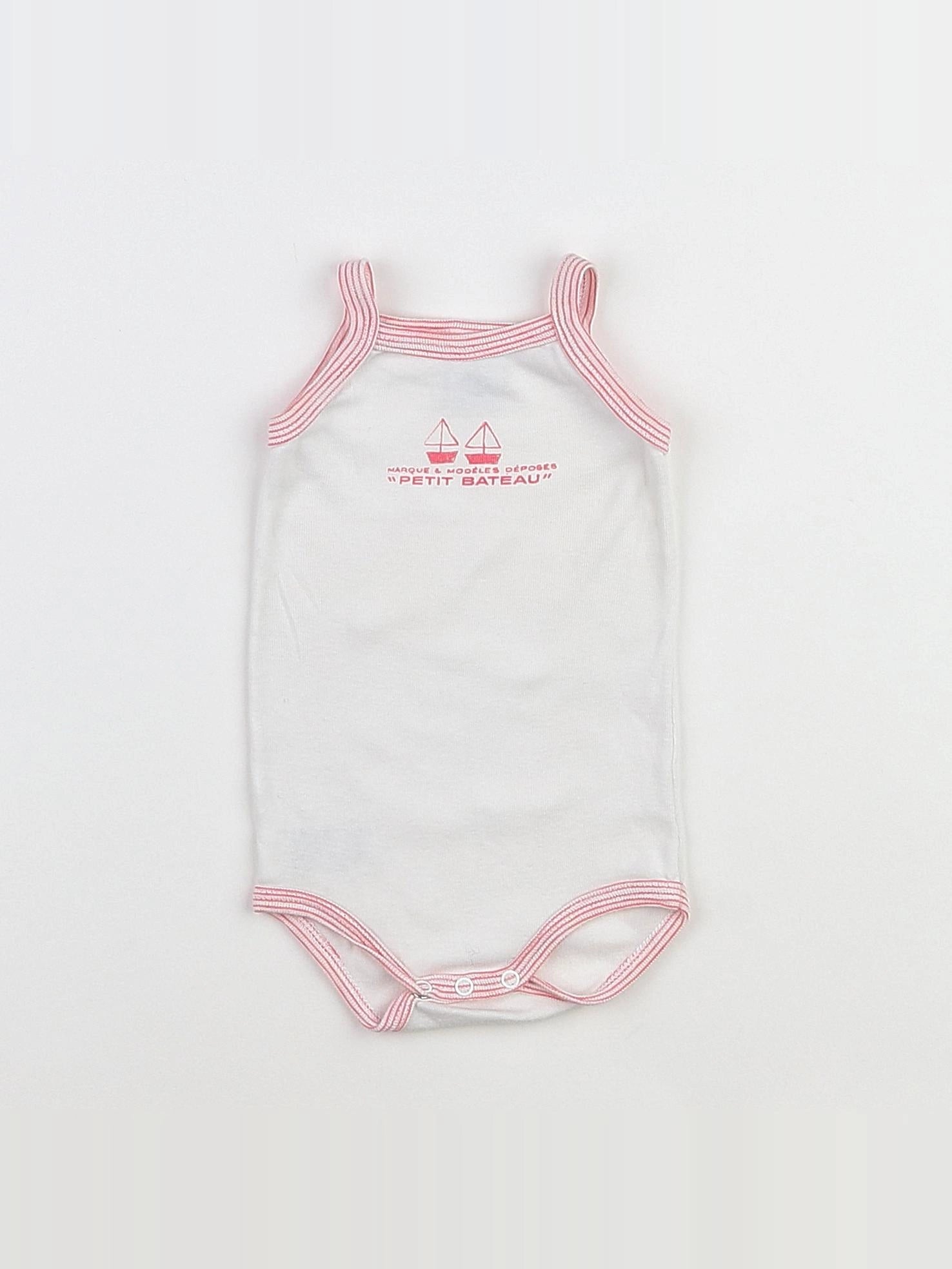 Petit Bateau - body blanc - 3 mois