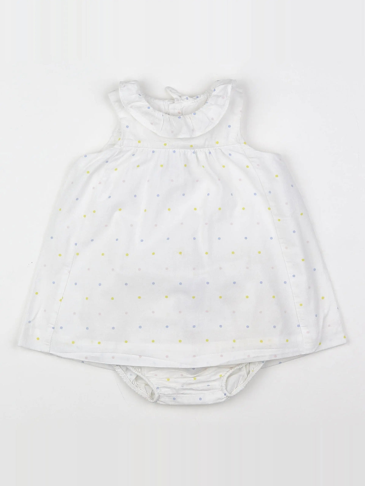 Jacadi - robe blanc - 12 mois