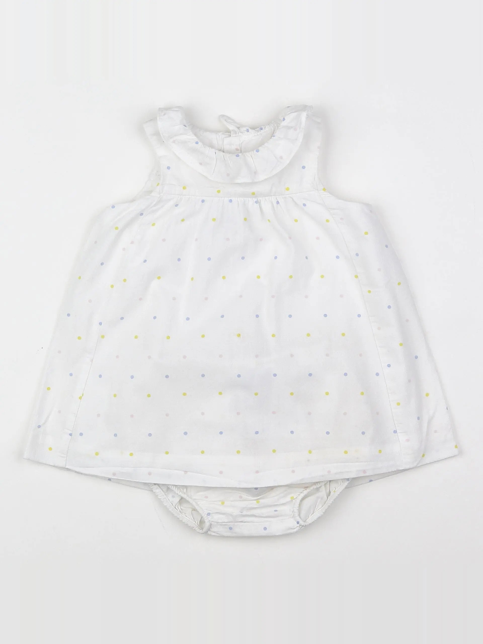 Jacadi - robe blanc - 12 mois