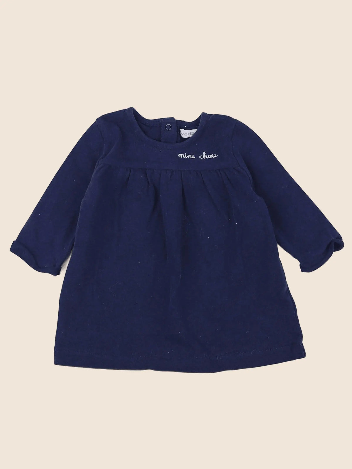 Vertbaudet - robe bleu - 3 mois