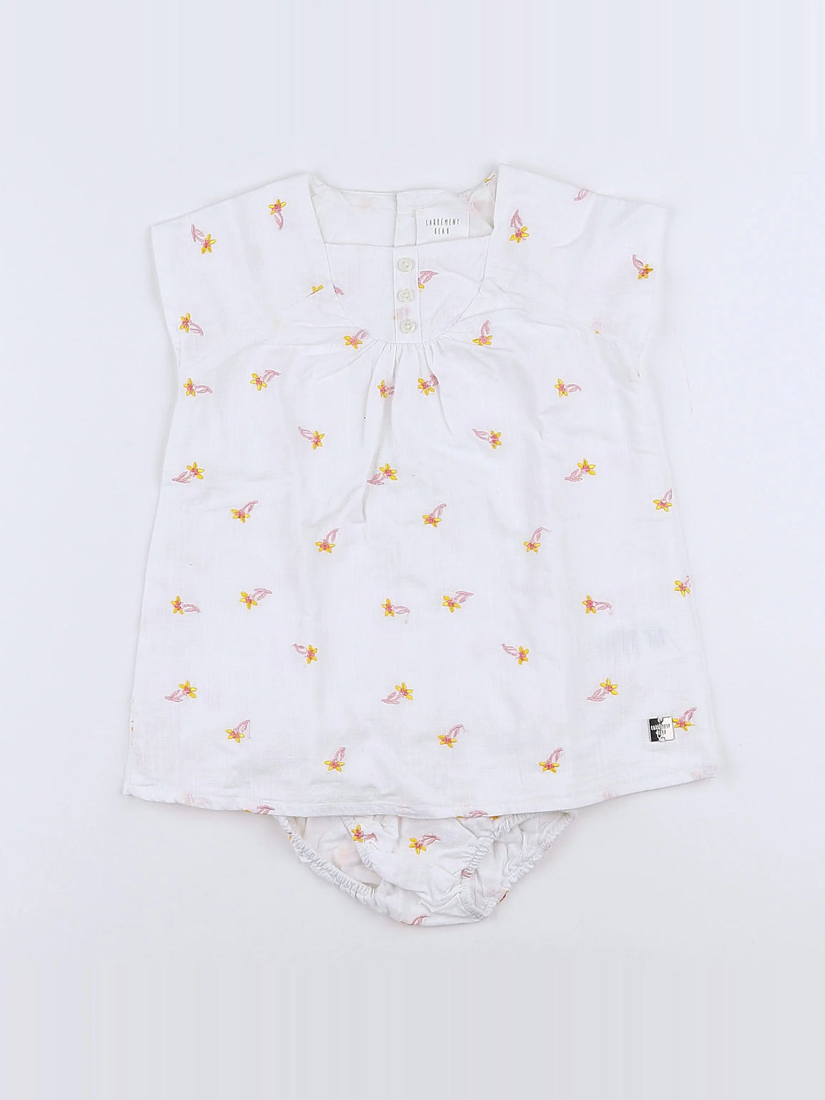 Carrément Beau - robe multicolore - 9 mois