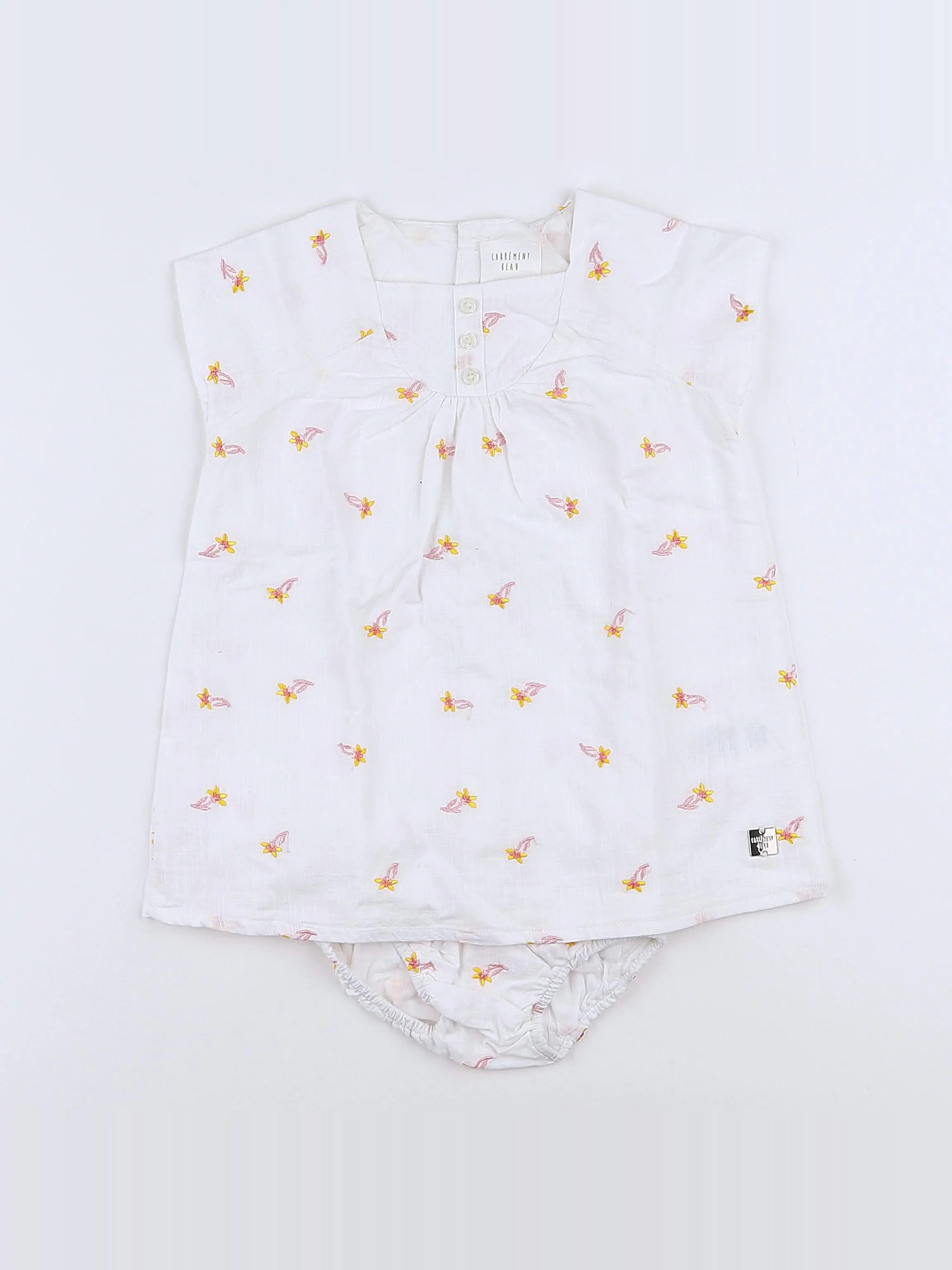 Carrément Beau - robe multicolore - 9 mois