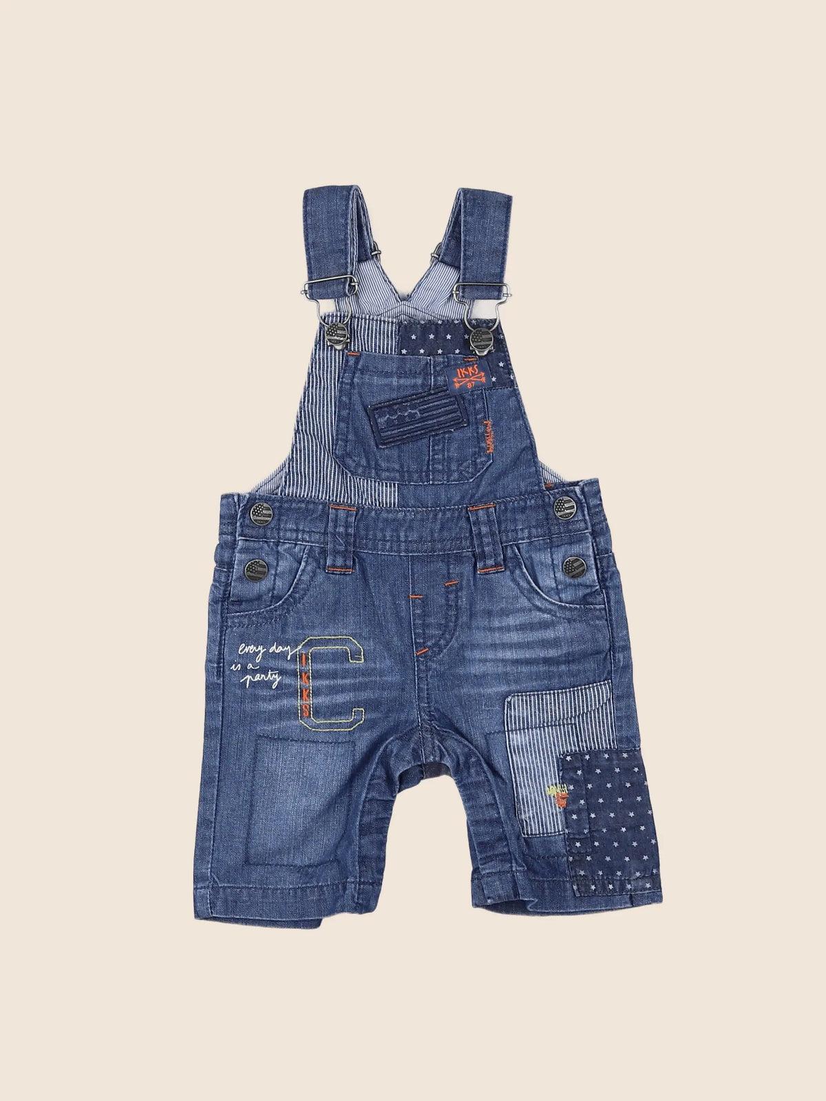 IKKS - salopette bleu - 6 mois