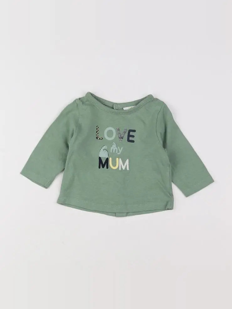 Tape à l'oeil - tee-shirt vert - 3 mois