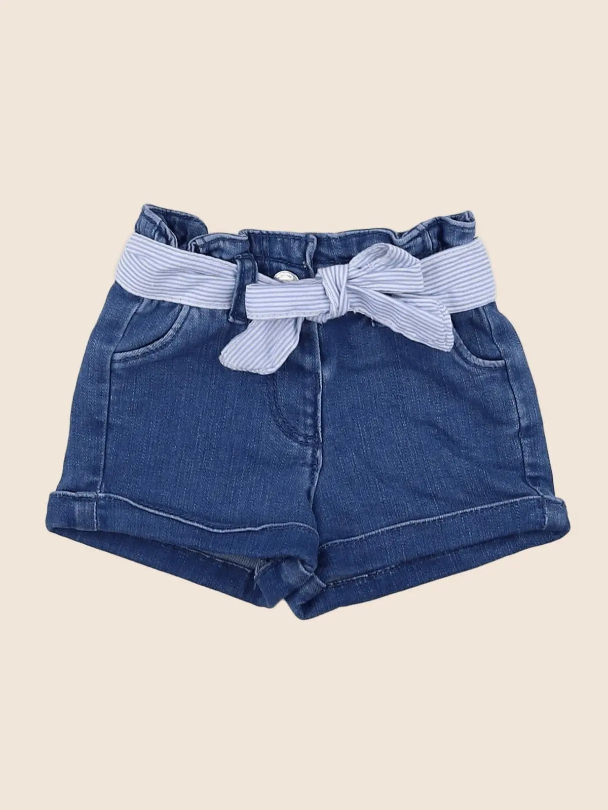 Tape à l'oeil - short bleu - 3 mois
