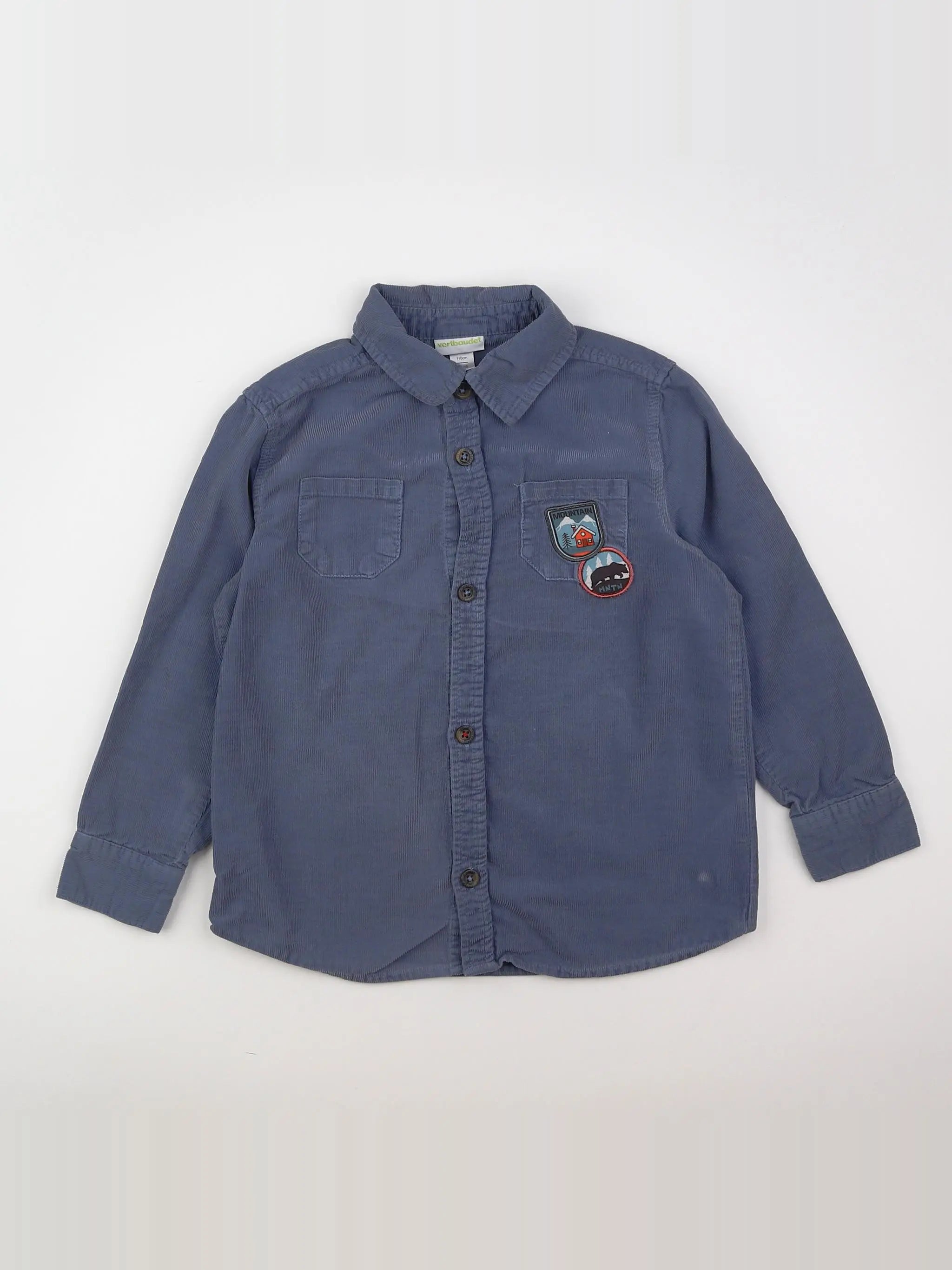 Vertbaudet - chemise bleu - 5 ans