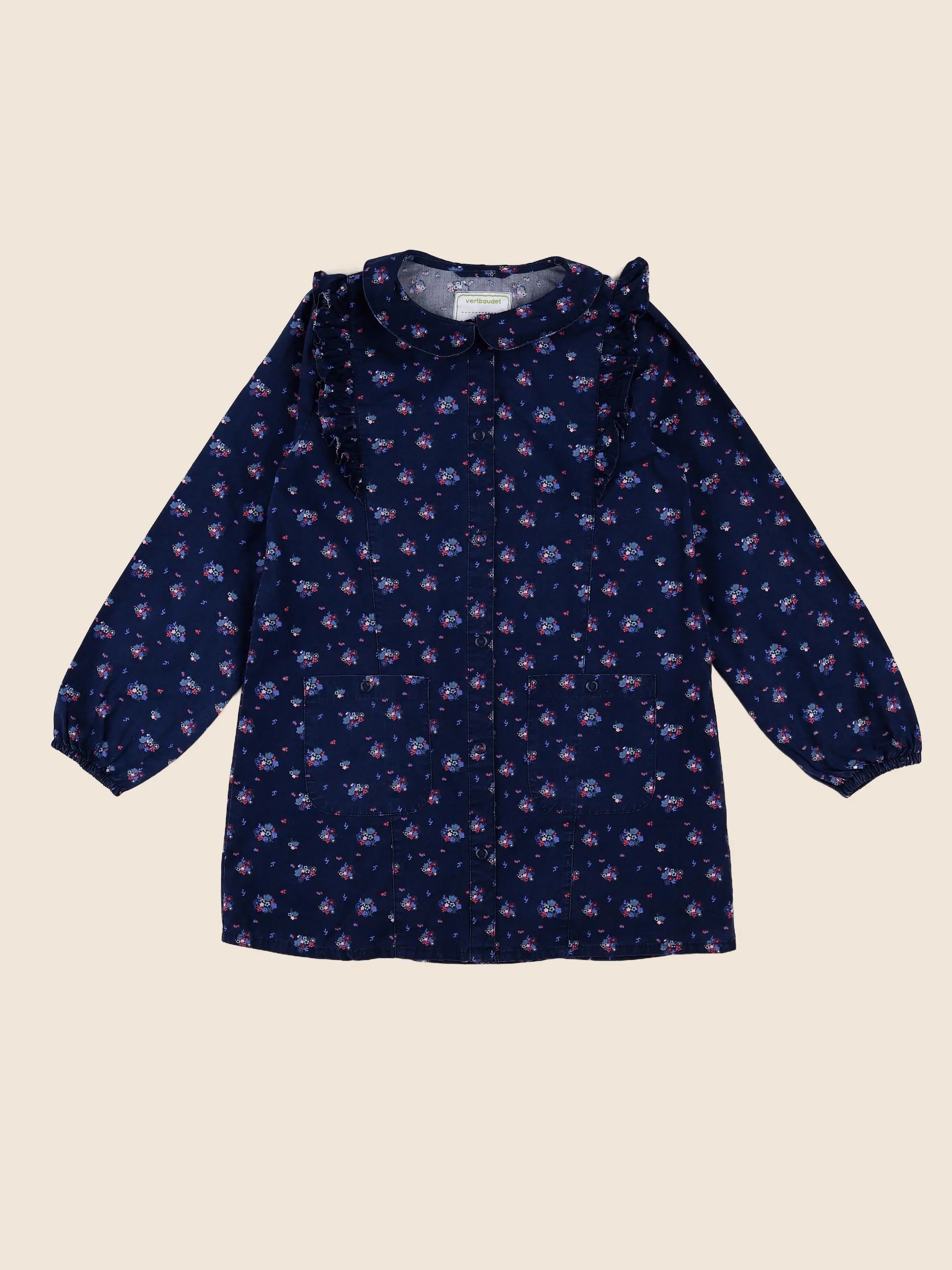 Vertbaudet - robe bleu - 10 ans