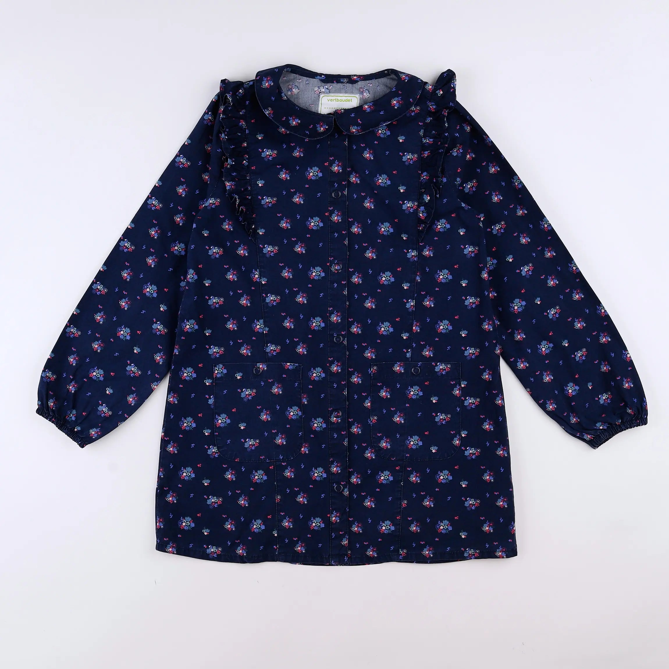 Vertbaudet - robe bleu - 10 ans