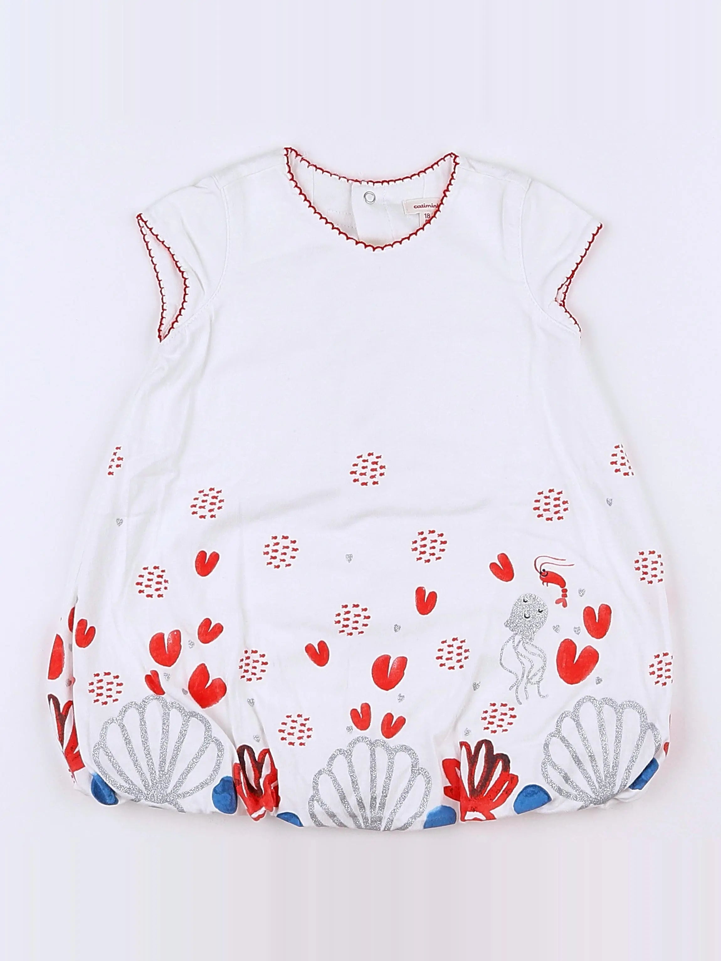 Catimini - robe blanc - 18 mois