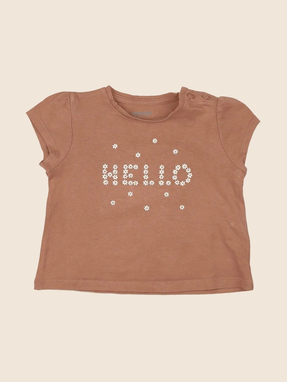 Vertbaudet - tee-shirt rose - 12 mois