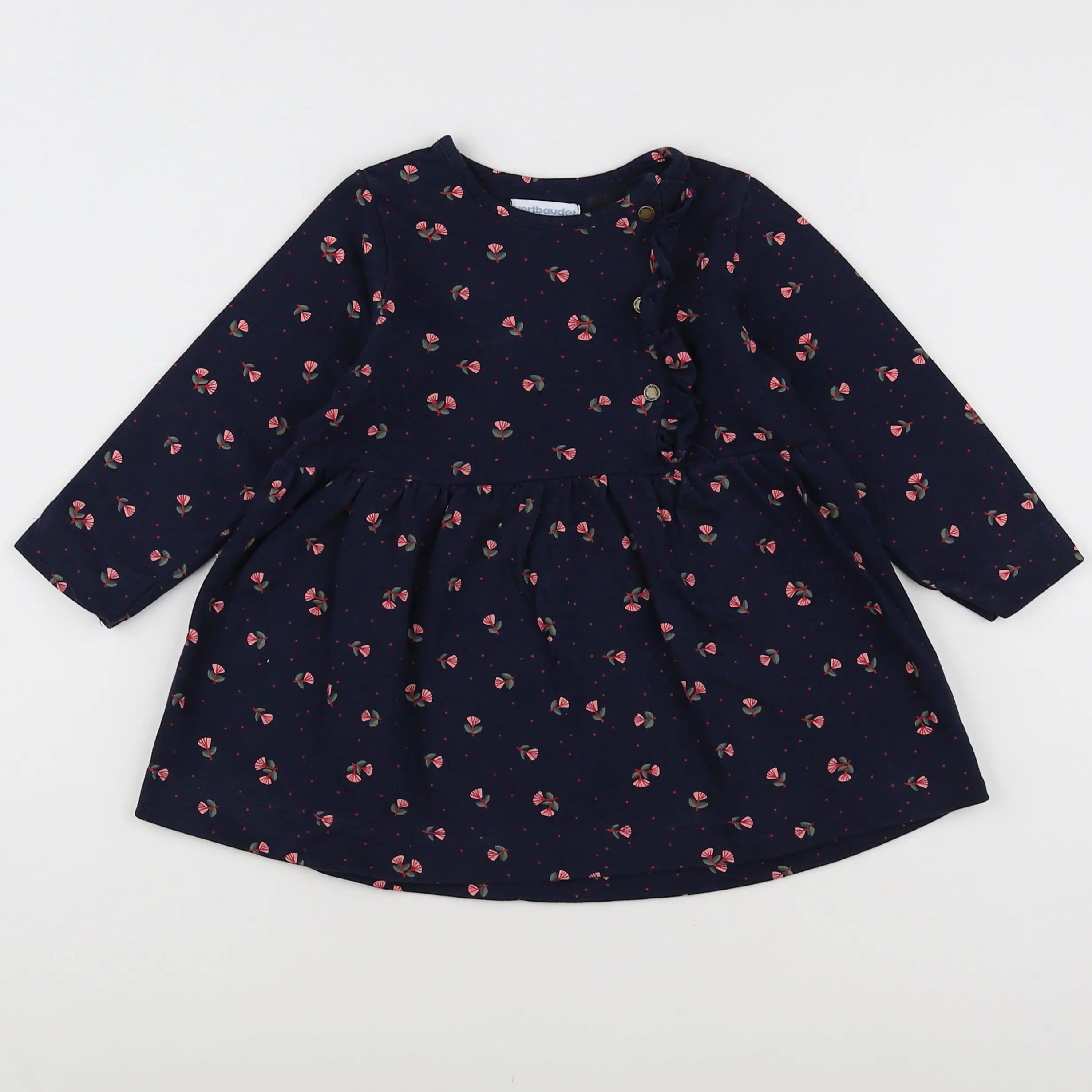Vertbaudet - robe bleu - 2 ans