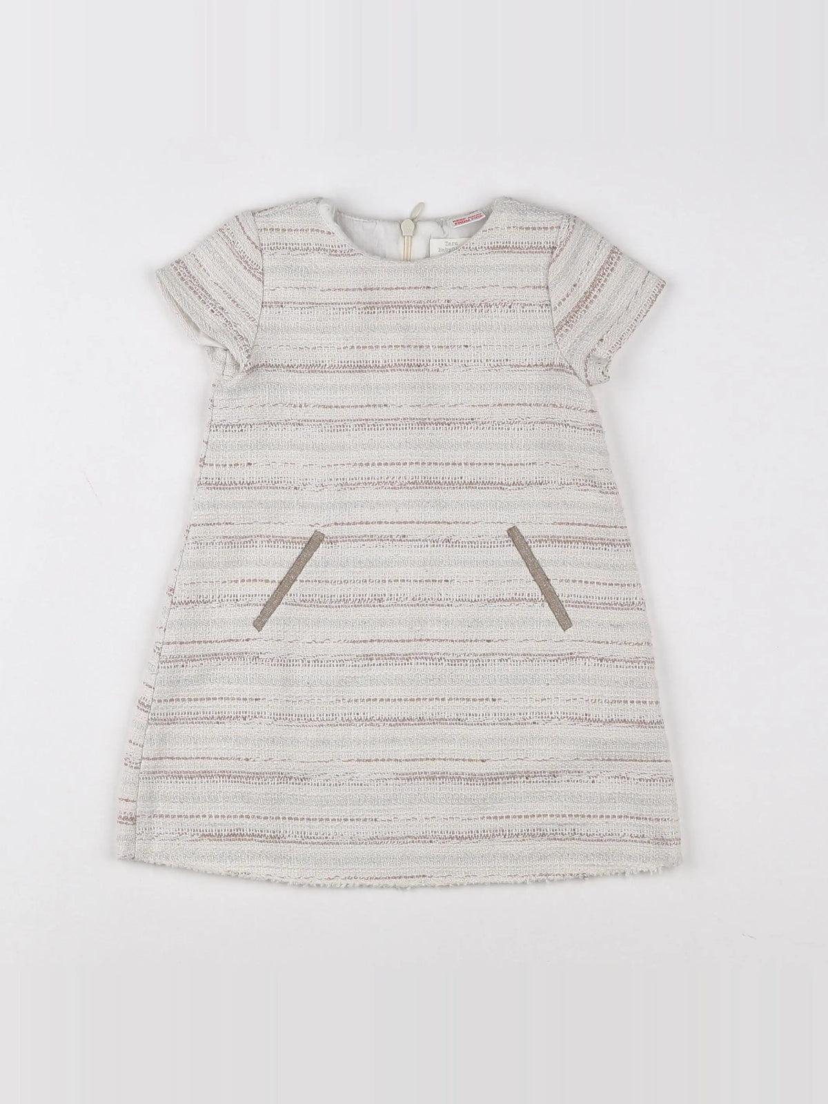 Zara - robe beige - 12/18 mois