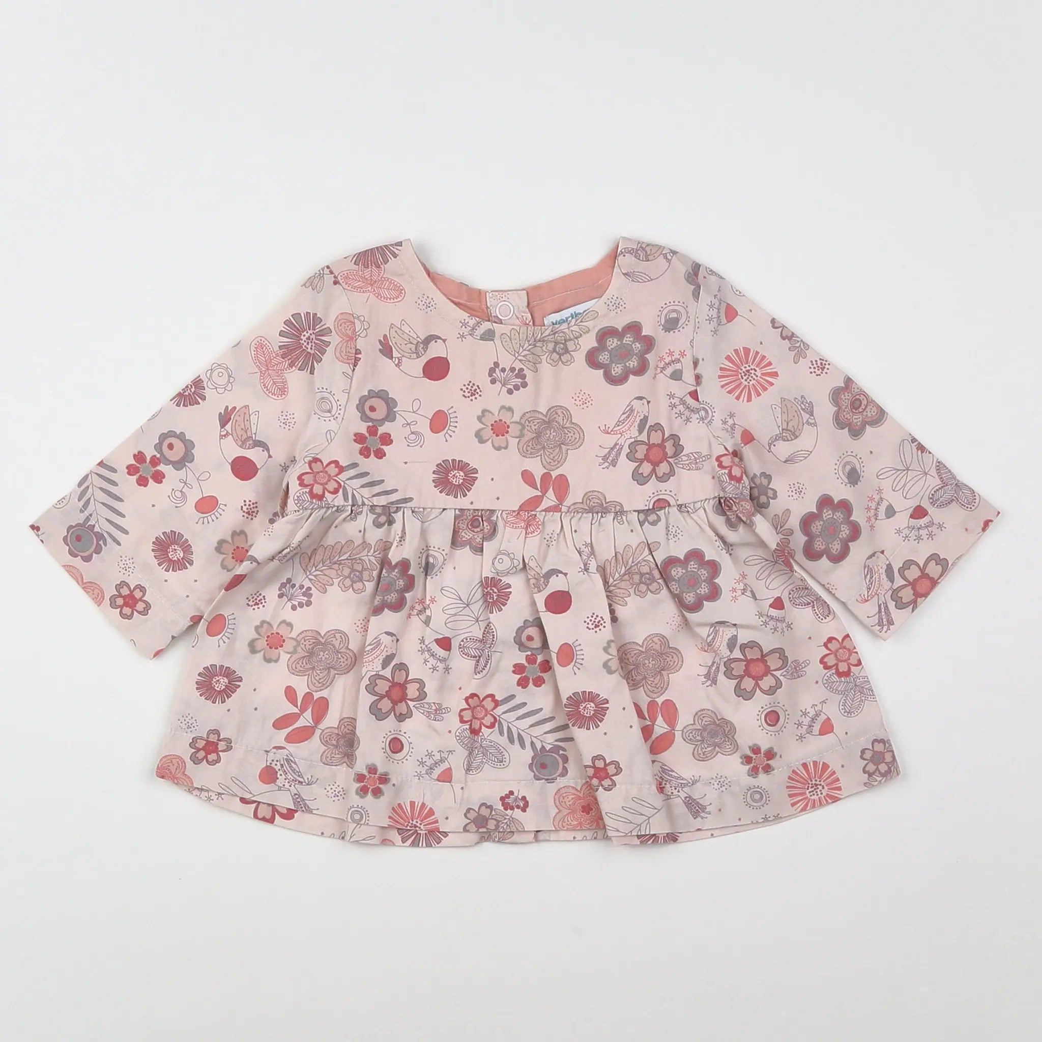 Vertbaudet - blouse rose - 3 mois