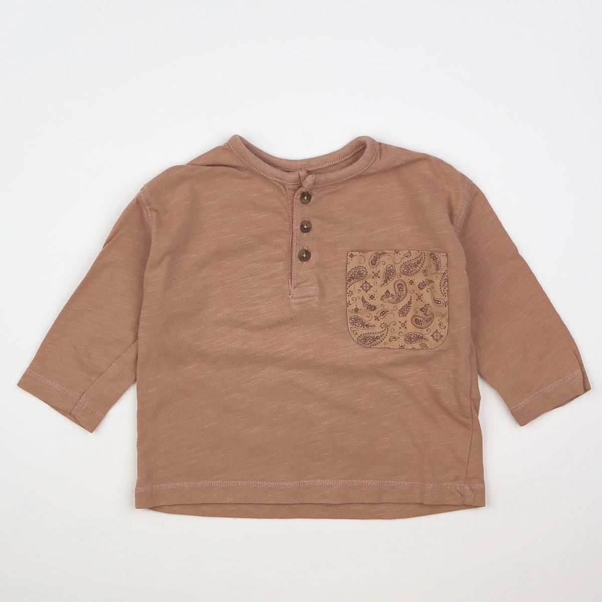 Vertbaudet - tee-shirt rose - 9 mois
